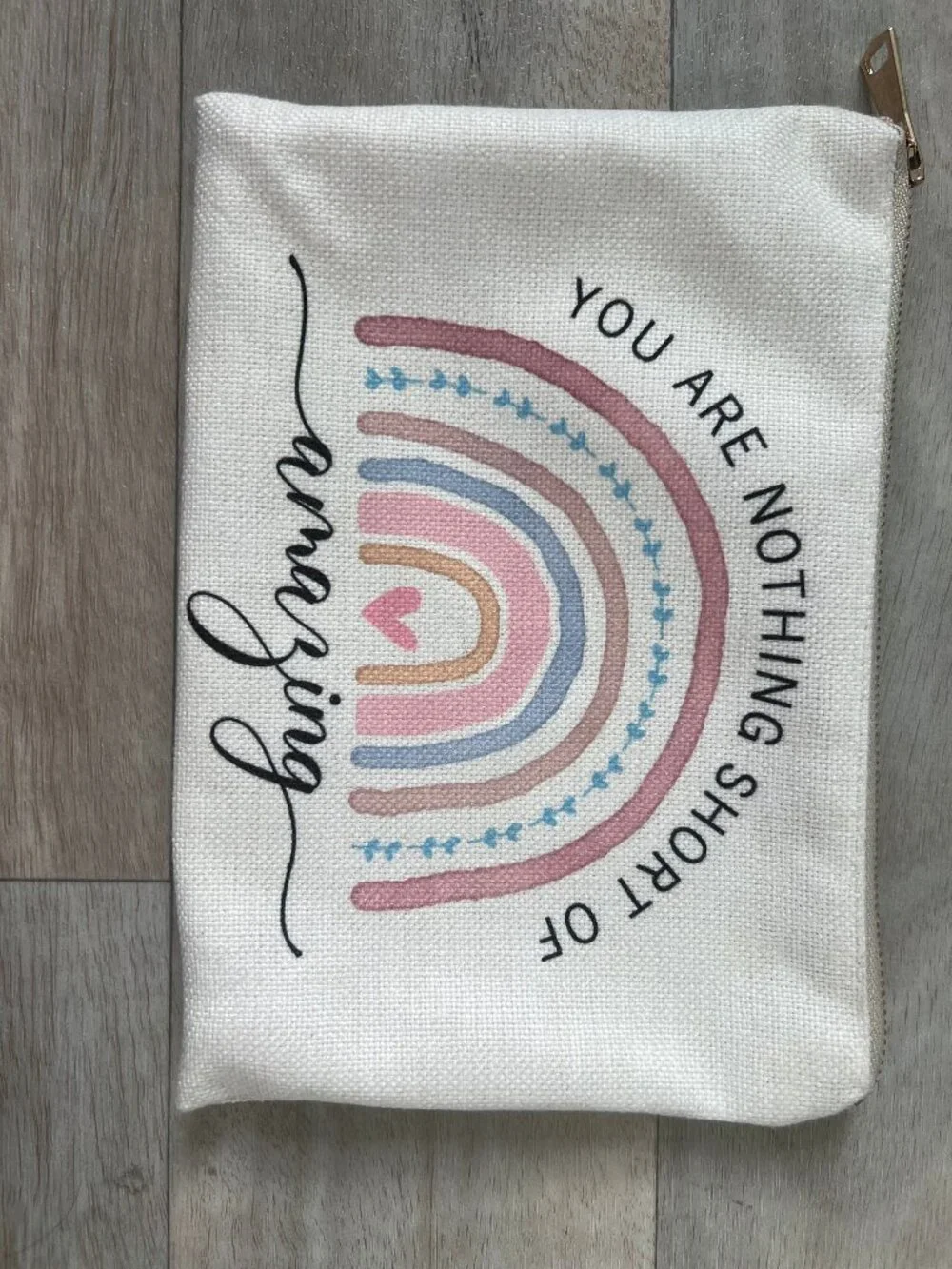 Zippered Canvas Pouch